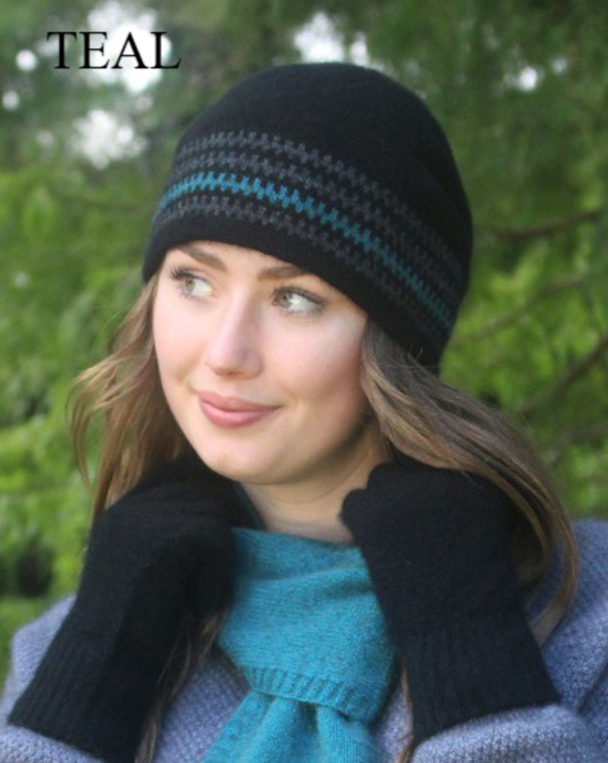 Merino Possum Urban Stripe Beanie image 0